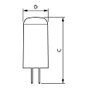Philips LED Leuchtmittel CorePro LEDcapsule, GY6,35, 1,8W, 2700K
