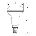 Philips LED Lampe CorePro LEDspot, 36°, R50, E14, 2,8W, 2700K