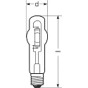 RADIUM Kompakt-HM-Lampe / Quarzbrenner HRI-BT 400W/D/PRO/230/E40,  Ø 6.2cm / 28.5cm, Sockel E40 (1-fach), 230V AC, 420W 5500K, klar
