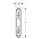 RADIUM metal halide lamp HRI-TS HRI-BT 400W/D/PRO/230/E40 switchable clear Fc2 462W 35000lm 5500K CRI 91 