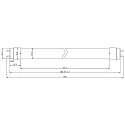 RADIUM LED RetroFit Röhrenlampe DC-TUBE LED T8 NEO 18 865/G13, 60cm, 18.5-20.5V DC / 350mA, G13, 6.9W 6500K 1170lm, DALI dimmbar