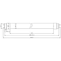RADIUM LED tube T8 DC-TUBE LED T8 NEO® 36 840/G13 - 1200MM DALI controllable, current constant matt G13 13