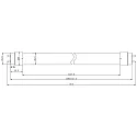 RADIUM LED Röhrenlampe DC-TUBE LED T8 NEO 58 840/G13, 150cm, 19.5-21.5V DC / 1200mA, G13, 24.3W 4000K 4200lm 160°, dimmbar