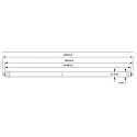 RADIUM LED Röhrenlampe DC TUBE T5 NEO 80 865/G5, für externe Treiber, 144.9cm, 33.9W 6500K 6200lm 220°, dimmbar