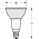 RADIUM LED Reflektorlampe STAR PAR16 DIM, E14, Ø 5cm, 4.8W 2700K 350lm 700cd 36°, CRi>90, dimmbar, Glas