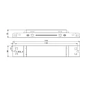 RADIUM Treiber zum Leuchten-Einbau, für DC LED Lampen /  Strips / Module, DRIVER 200-350mA, IP20, stromkonstant, schaltbar, 20W