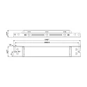 Treiber zum Leuchten-Einbau, für DC LED Lampen /  Strips / Module, DRIVER 200-350mA, IP20, stromkonstant, schaltbar, 40W