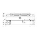 RADIUM Treiber zum Leuchten-Einbau, für DC LED Lampen /  Strips / Module, DRIVER 200-350mA, IP20, stromkonstant, schaltbar, 80W