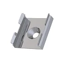 Metall-Montageklammer für Radium Aluminium-Profil SMALL