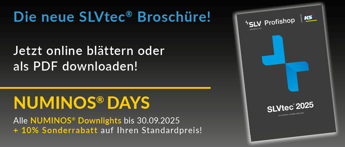 Doppelt stark - die neue SLVtec<sup>&reg;</sup> Brosch&uuml;re & Numinos<sup>&reg;</sup> Days Rabattaktion 