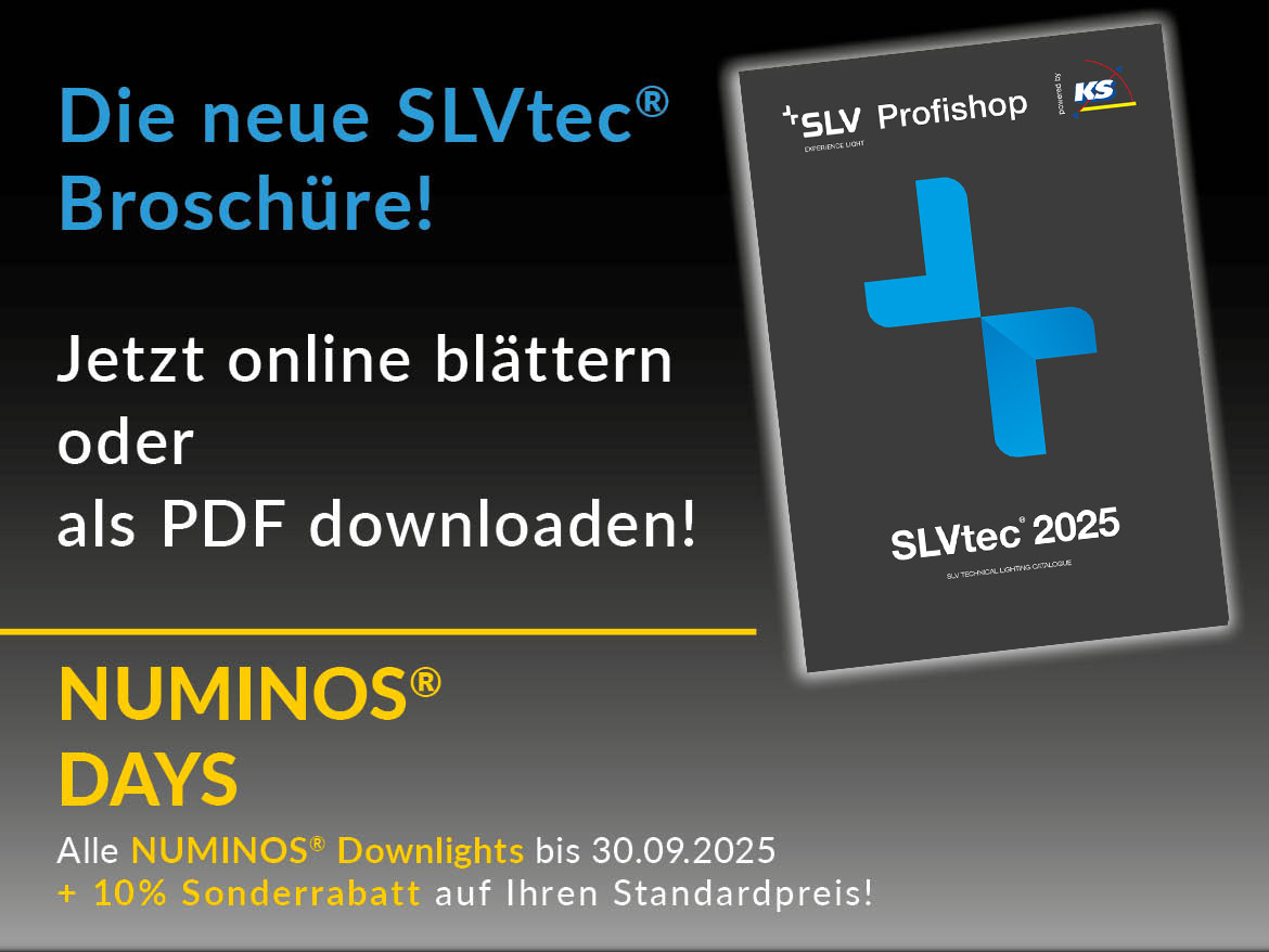 Doppelt stark - die neue SLVtec<sup>&reg;</sup> Brosch&uuml;re & Numinos<sup>&reg;</sup> Days Rabattaktion 