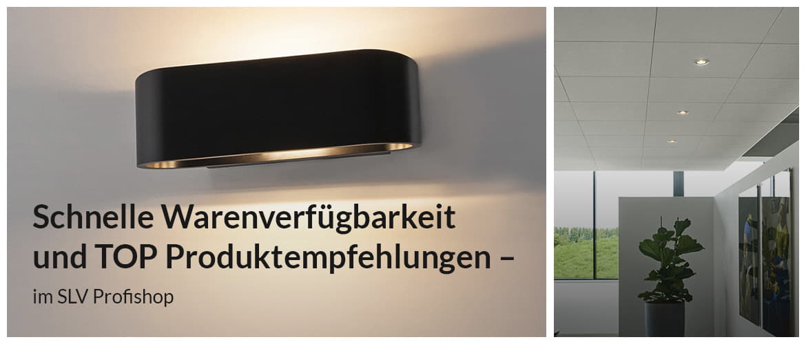 Schnelle Warenverf&uuml;gbarkeit und TOP Produktempfehlungen - im SLV Profishop