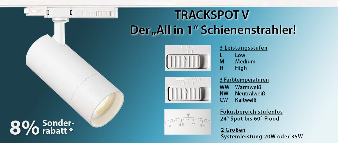 TRACKSPOT V 3-Phasen-Strahler