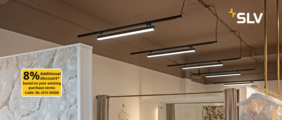 3-phase tracks, spotlights & luminaires
